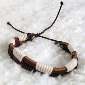 NEW - Handmade Leather Bracelet Cuff